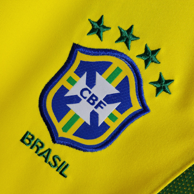 Legendarisch Brasilien tröja 2002 - Ronaldo #9 Wereldkampioen