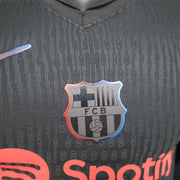 Officiële FC Barcelona Derde Shirt 2024/2025 - Svart met Blaugrana Detaljer