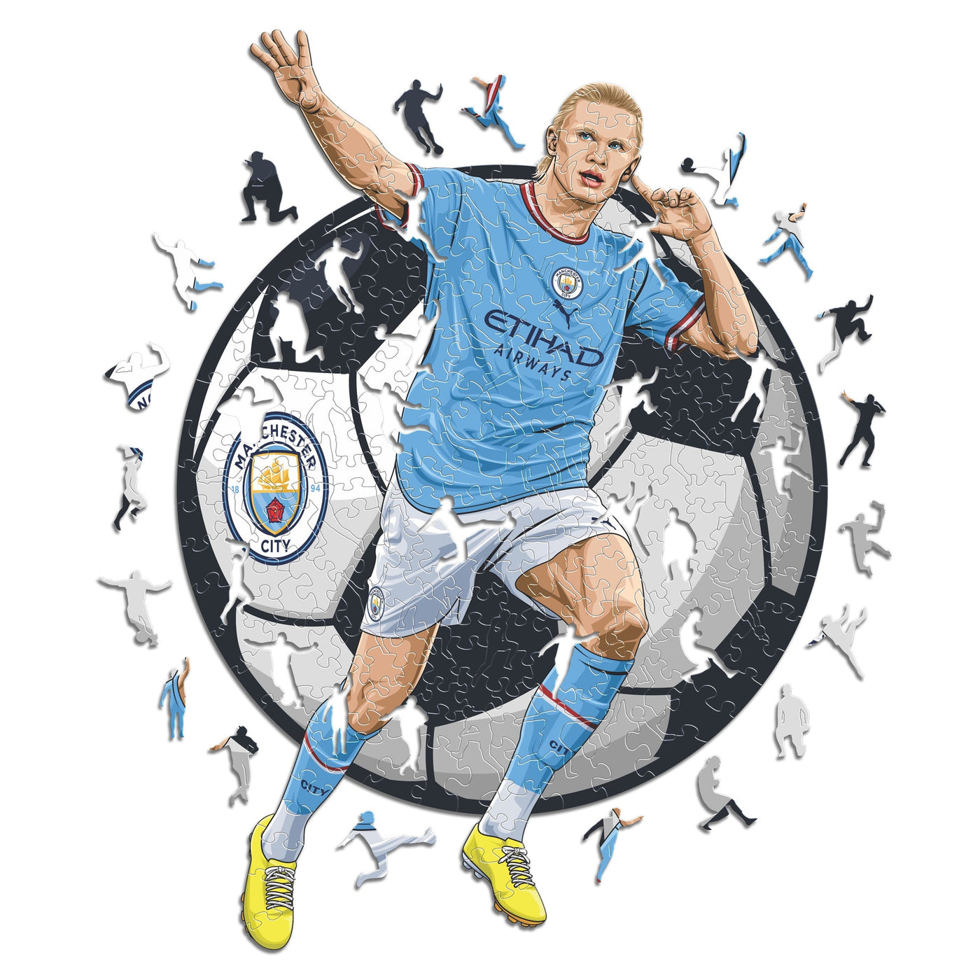 Erling Haaland Manchester City - Football Puzzle