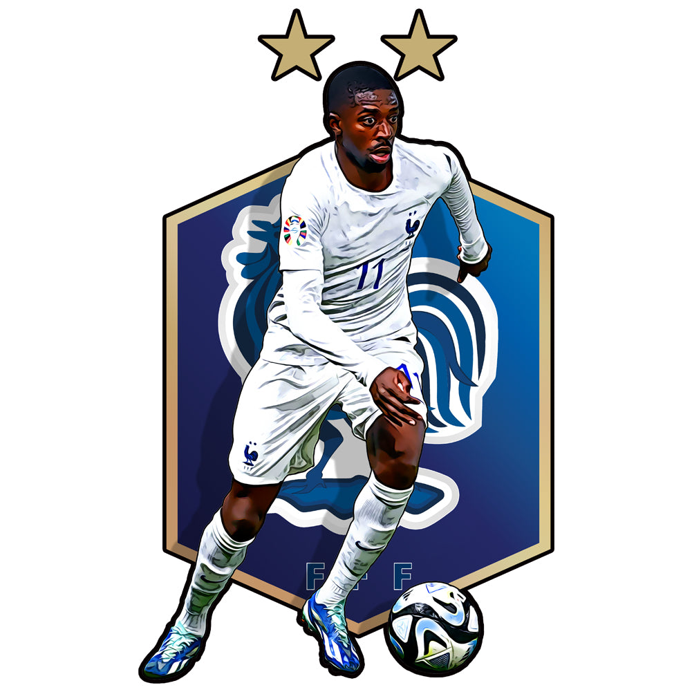 Ousmane Dembélé France - Football Puzzle