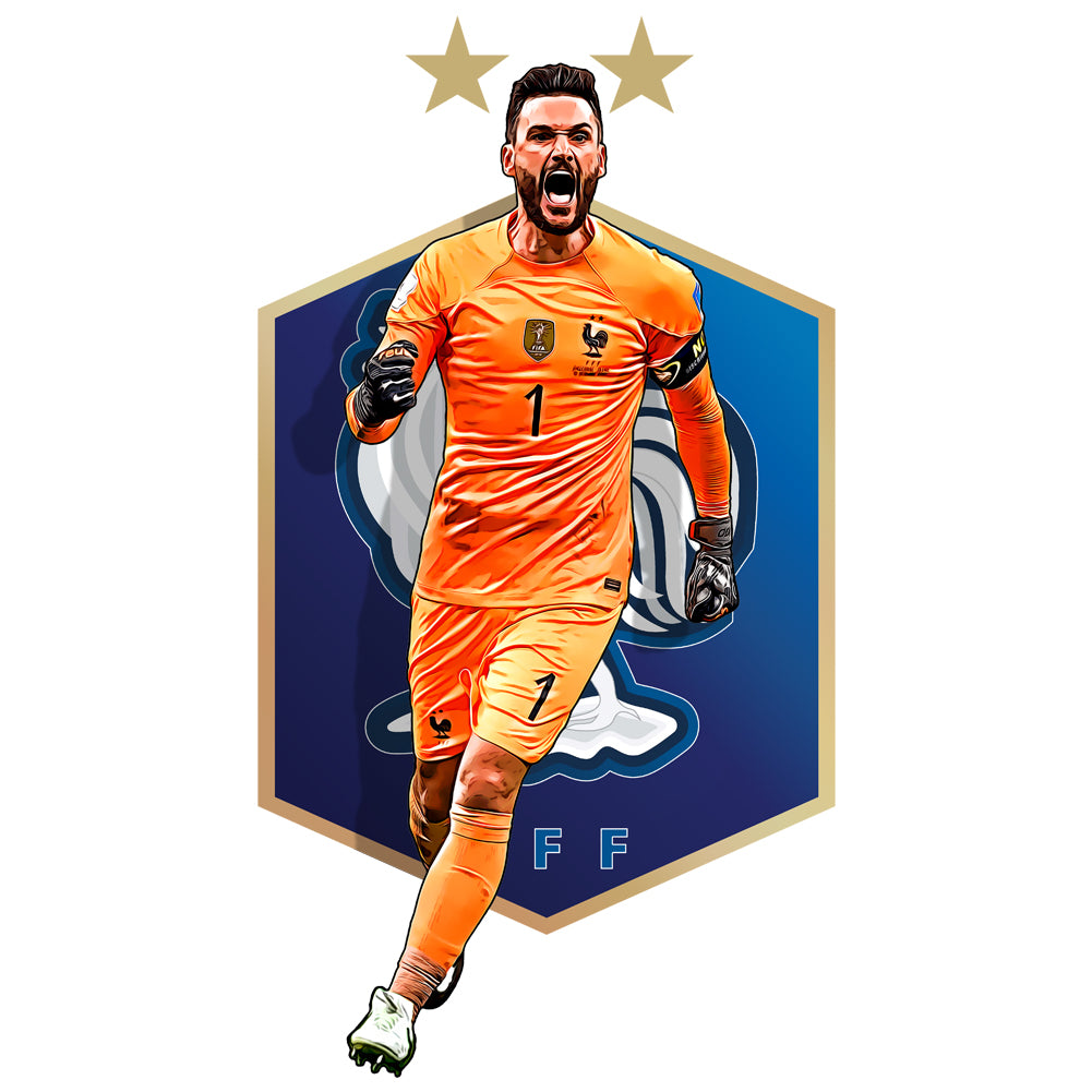 Hugo Lloris exultation France - Football Puzzle