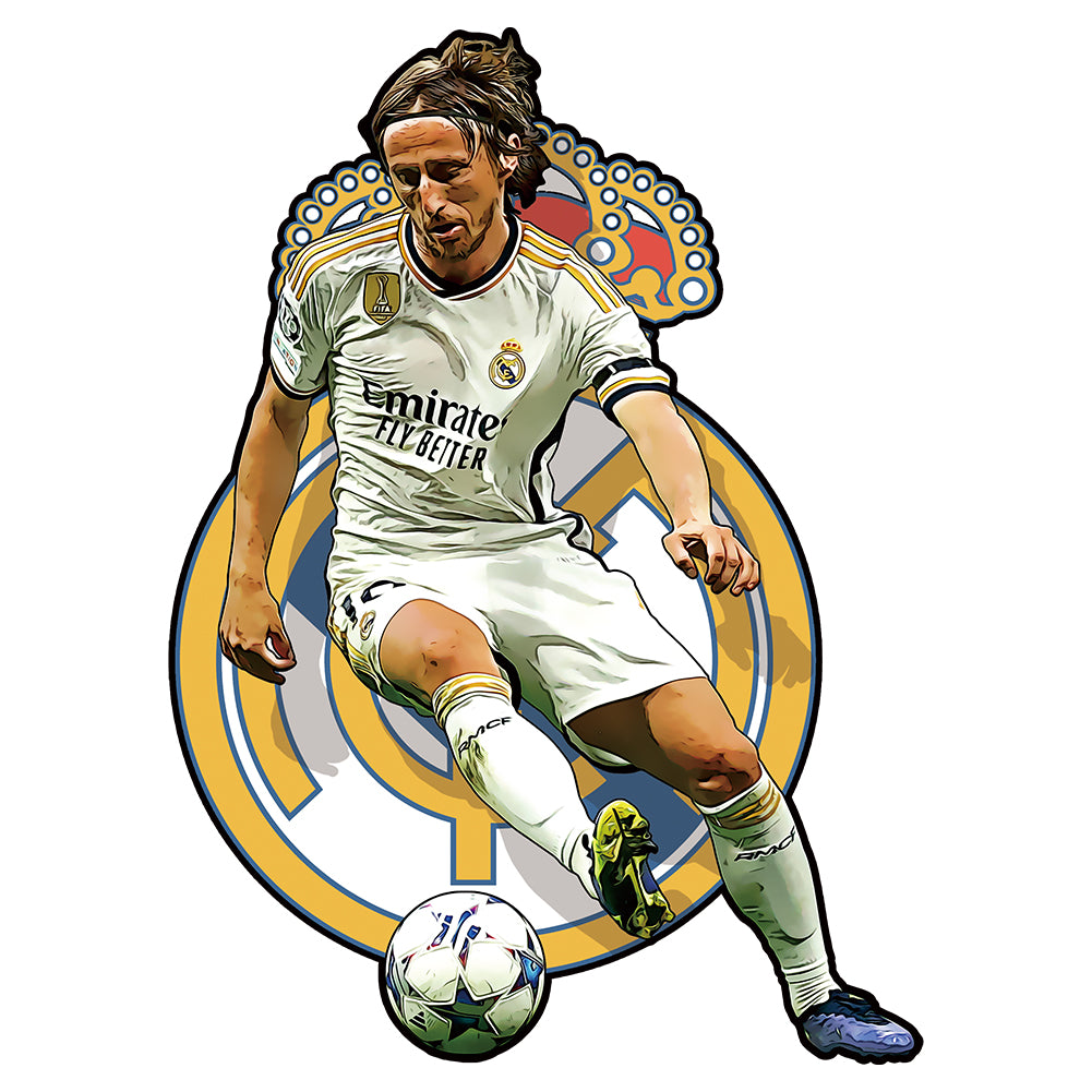 Luka Modrić Real Madrid Home - Football Puzzle