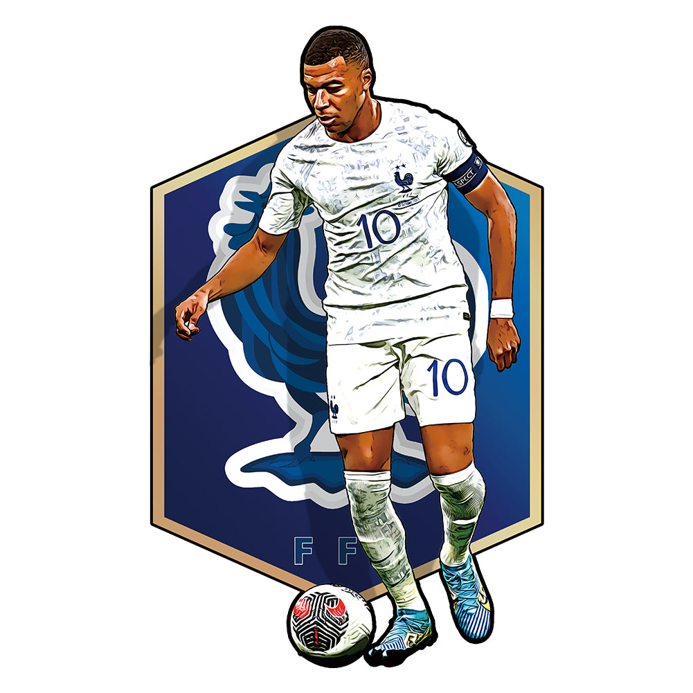 Kylian Mbappé France Away - Football Puzzle