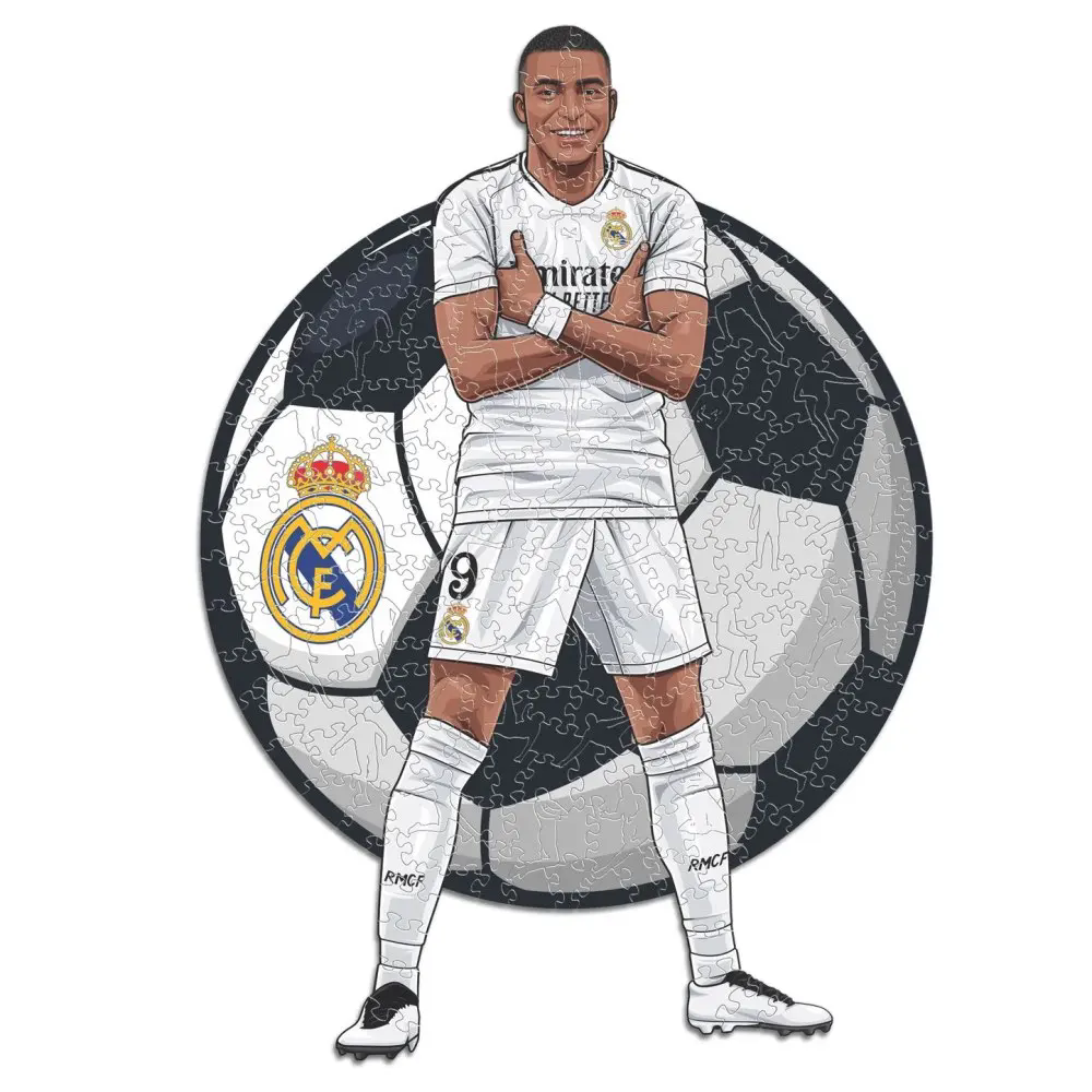 Kylian Mbappé Real Madrid - Football Puzzle