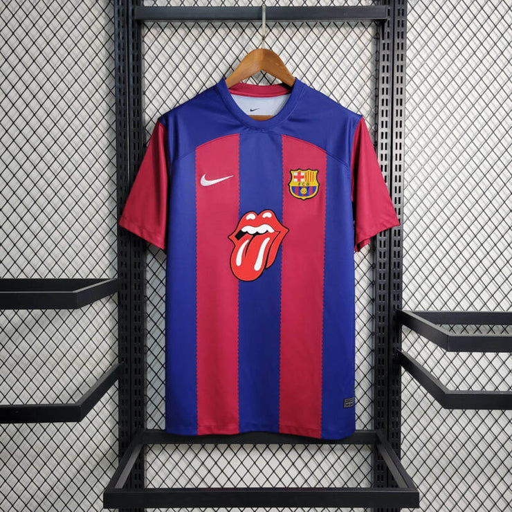 FC Barcelona Home Special Edition Rolling Stone Shirt 2023/2024