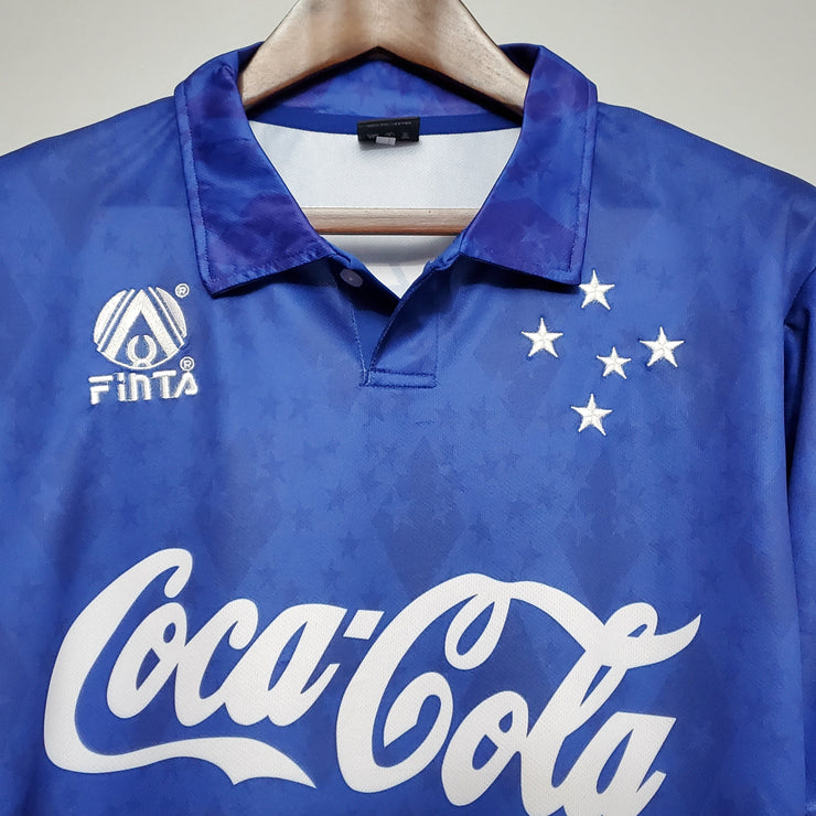 Ung Ronaldo Cruzeiro Skjorta Retro Edition 1993/1994